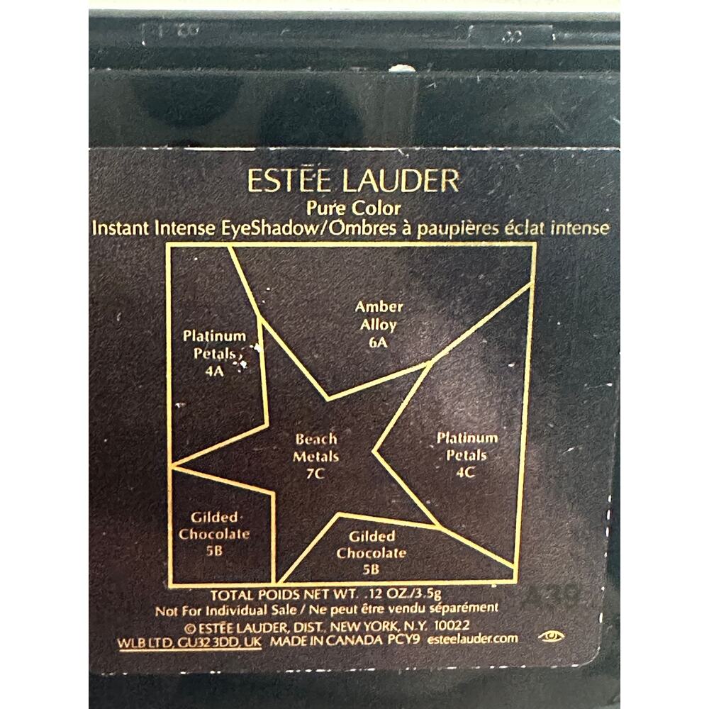 Estee Lauder Pure Color Instant Intense Eyeshadow Palette Amber Alloy - Picture 3 of 4